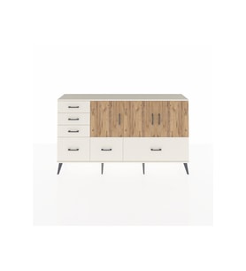 Arges Konsol 4 Raflı 6 Çekmeceli 3 Kapaklı 176x30x99 Aytaşı-Çam/Aytaşı
