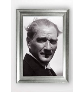Gümüş Çerçeveli Atatürk Tablo cv856