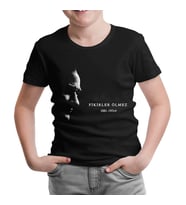 Atatürk - Fikirler Ölmez Siyah Çocuk Tshirt