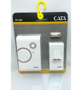CATA CT-101 Kablosuz kapı zili pembe farklı ses melodili lüks uzaktan kumandalı zil