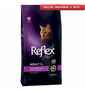 Reflex Plus Multi Color Gourmet Kedi Maması 1 Kg AÇIK
