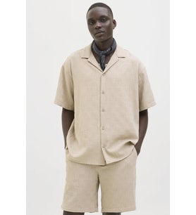 JJEMATTEO RESORT SHIRT SS SN (Krem)
