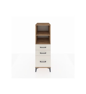 Kronos Dolap 2 Raflı 3 Çekmeceli 44x59x134 Çam-Aytaşı