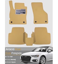 AUDİ A6 SEDAN (2019-2025) Uyumlu EVA Paspas Tam Set–Araca Özel,Su Geçirmez,Kolay Montaj