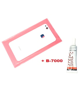Tkgz Huawei Uyumlu P10 Lite Arka Pil Batarya Kapağı (CAM+B-7000) BEYAZ