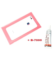 Tkgz Huawei Uyumlu P10 Lite Arka Pil Batarya Kapağı (CAM+B-7000) BEYAZ