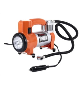 Metal Gövdeli Lastik Hava Kompresörü Turuncu Renk 12 Volt N11.847