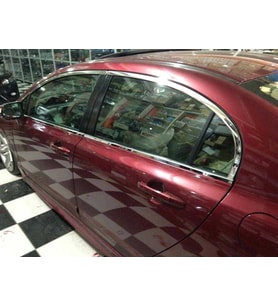 Honda Civic FD6 Cam Çıtası Çerçevesi Kromu Nikelajı Komple 2006-2012
