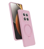 Note 15 Pro 5G Regal Magsafe Standlı Kapak - Açık Pembe