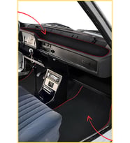 Renault 12 Toros 5 Parça Araç Oto Halı Paspas & Renault 12 Toros Torpido Kaplama Halısı