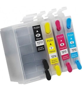 Eko Kartuş Workforce WF-7615DWF (T2711-T2712-T2713-T2714) Set Muadil Kartuş