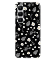 Infinix Hot 60 Kılıf Boutique Baskılı Resimli Papatyalar ve Yaprak Pcode -078