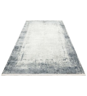 Makine Kaymaz Yıkanabilir Antrasit Eskitme Triko Salon Mutfak Halısı Koridor Halısı Yolluk 6 cream grey