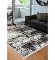 Dijidekor Halı siyah Cool K1310 Yıkanabilir Saçaklı Kesme İnce Yolluk Kilim Salon Halısı Modelleri (Yeşil-Siyah)