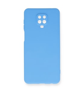 Xiaomi Redmi Note 9 Pro Kılıf Nano İçi Kadife Silikon - Mavi