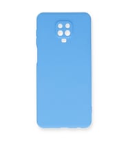 Xiaomi Redmi Note 9 Pro Kılıf Nano İçi Kadife Silikon - Mavi