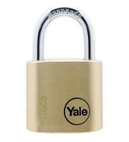 Yale essential serisi 30 mm prinç sarı asma kilit