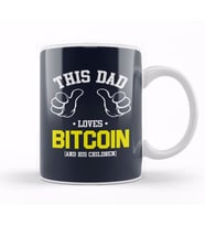 This Dad Loves Bitcoin And His Children Kupa Bardak Porselen