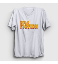 Presmono Unisex Beyaz Logo Film Pulp Fiction T-Shirt 248428tt (Beyaz)