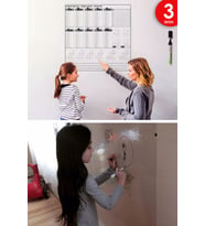 1.Sınıf ilkokul Eğitici Çarpım Tablosu ve Şeffaf Yazı Tahtası Kağıt Tahta Akıllı Kağıt + Kalem 3Set