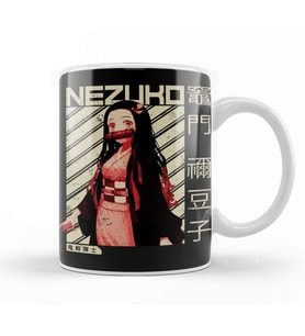 Demon Slayer Nezuko Kimetsu No Yaiba Anime Kupa Bardak Porselen