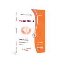 Egem Eğitim Yayınları AÖF 2. Sınıf Türk Dili-I Güz Dönemi 3. Yarıyıl Konu Anlatımlı Soru Bankası (Çok Renkli)