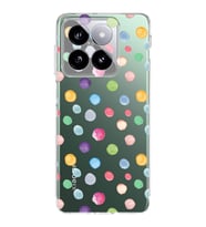 PrintiFy Xiaomi Mi 13 ile Uyumlu Water Color 6  Kamera Korumalı Şeffaf  Kılıf