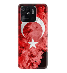 Xiaomi Poco X3 Pro M4 Pro X4 Pro C40 10C Kılıf Desenli Silikon Şanlı Türk Bayrağı 1315