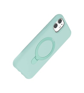 Pilelistore   Apple iPhone 11 Regal Magsafe Standlı Kapak - Su Yeşili