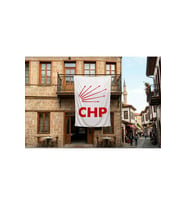 Beyaz CHP Bayrağı 140gr Premium Raşel Kumaş 300x450cm