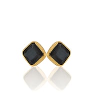 Kadir Jewellery 22 Ayar Altın Kaplama Kadın Minimal Küpe -El İşçiliği Ve Hipoalerjenik Küpe