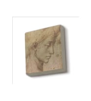 Baş Etüdü (Leonardo Da Vinci) Baskılı Taş Magnet 5X5