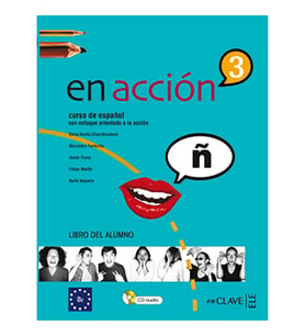 en acción 3 Libro del alumno(Ders Kitabı +Audio d) (Gri-Kırmızı)