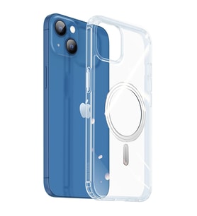 Dux Ducis Clin Mag Series iPhone 14 Plus 6.7 Magsafe Uyumlu Manyetik Silikon Kılıf (Şeffaf)