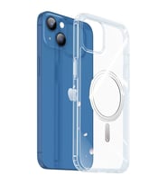 Dux Ducis Clin Mag Series iPhone 14 Plus 6.7 Magsafe Uyumlu Manyetik Silikon Kılıf (Şeffaf)
