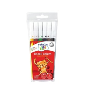 Kidz Keçeli ve Neşeli Kalem 6 Renk 5 Kutu