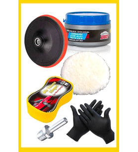 Moonshop Polisaj Ped Temizleme Fırçası Çizik Onarıcı Ped Çizik Onarıcı İlaç Jel Set..