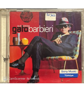 (Plak Değildir CD dir) CD Gato Barbieri Que Pasa CD (Karışık)