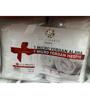 HSN HOME Hsn Micro Yorgan Çift Kişilik Yorgan 1 Alana 1 Bedava
