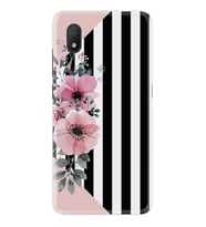 TCL L7 Kılıf Resimli Silikon Kılıf Flowers 4 1390