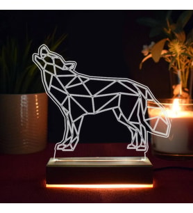 Uluyan Kurt Tasarımlı 3d Led Lamba
