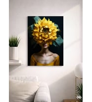 FLORAL WOMAN7  TASARIM MDF TABLO (27X18)