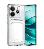 Redmi Note 14 4G Kılıf Kart Şeffaf Silikon - Şeffaf