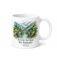 Artvin Memleket Anısı Fotoğraflı Kupa Bardak Hatıra Hediye