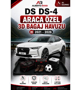 Ds Ds-4 2021 - 2026 Araca Özel 3D Bagaj Havuzu