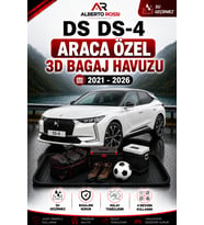 Ds Ds-4 2021 - 2026 Araca Özel 3D Bagaj Havuzu