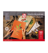 Talens Toned Colour Mix WARM Çok Amaçlı Sanatsal Blok 180 gr A4 50 yp 