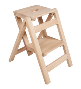 STEP APOLLO 2 KATLANABİLİR MERDİVEN TABURE (2 BASAMAKLI) (Kahverengi Açık)