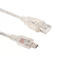 Usb 5 Pin Erkek-Usb Dişi 1 Metre Kablo