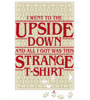 I Went to the Upside Down Stranger Things Puzzle